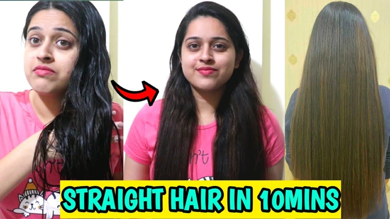 🔥GET STRAIGHT HAIR👧USING BLOWDRYER😱 IN 10MINS✨BLOWDRY YOUR HAIR AT HOME EASY STEP BY STEP😍தமிழ்