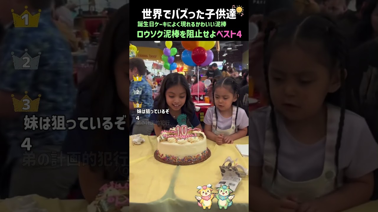 子供の誕生日に現れるかわいいロウソク泥棒を阻止せよベスト4