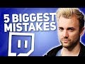 Top 5 Streaming Mistakes That SO MANY TWITCH STREAMERS ARE MAKING!!1!