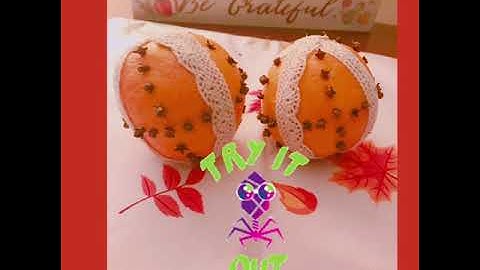 Victorian Orange 🍊 Pomander Christmas 🎄 Balls