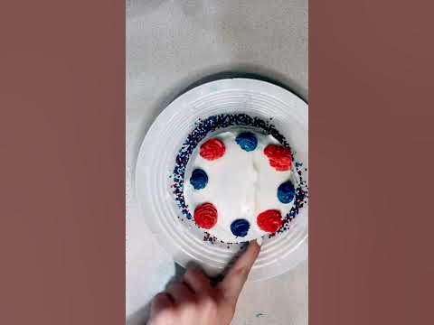 fourth of july mini cake