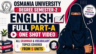 ENGLISH DEGREE SEM-2 FULL PART-A ONE SHOT VIDEO | GRAMMAR & VOCABULARY FULL EXPLANATION IN 1 VIDEO✅ screenshot 4
