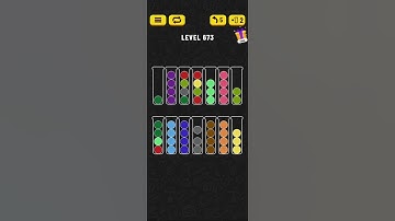 Ball Sort - Color Puzzle Game - Level 673 - Walkthrough SOLVED by RobotPlayer AI!!!