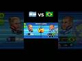 Argentina vs Brazil ⚽ Epic Football Battle Gameplay | Crazy Match Highlights 🔥 #livegame