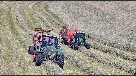 Hay making Norway | 3x Fendt | Massey Ferguson | Pöttinger | Kuhn