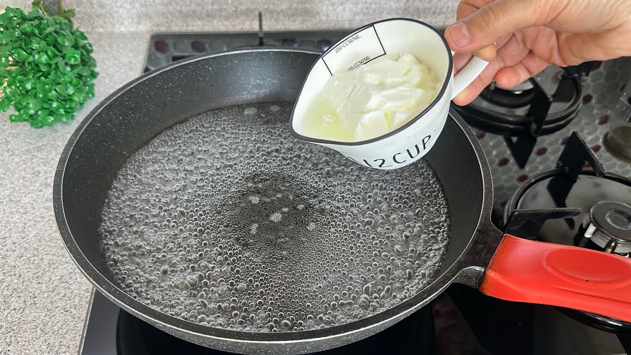 ❗️KAYNAYAN SUYA Yoğurt Ekleyin😱Sonuca ŞAŞIRACAK Tadına BAYILACAKSINIZ💯SÜPER Hızlı Ve Kolay👌#kahvaltı