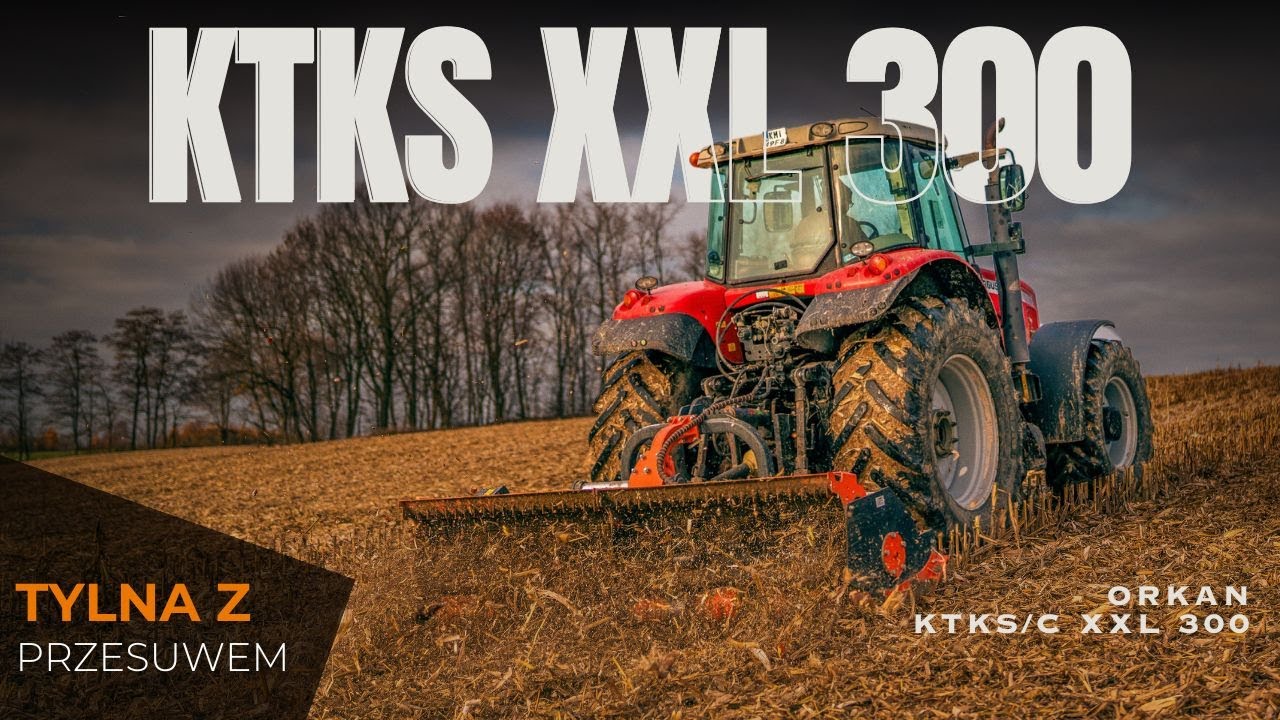 POTĘŻNY MULCZER BIJAKOWY DO KUKURYDZY - ORKAN KTKS/C XXL 300 - MULCZOWANIE POPLONU kosiarka bijakowa