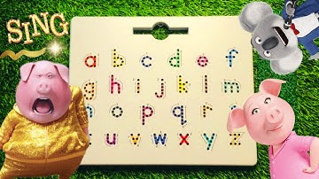 Thumbnail of SING Movie abc - Learn to write abc Lowercase with MAGNATAB