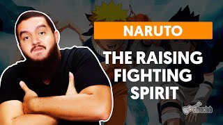 Video thumbnail of "NARUTO - THE RAISING FIGHTING SPIRIT | Como tocar na guitarra"
