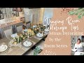 Christmas Decorate By The Room Series | Dining Room Tablescape | Lifestyle with Melonie Graves