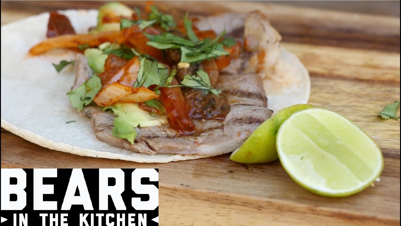 Tacos de Rib Eye | Bears In The Kitchen - YouTube