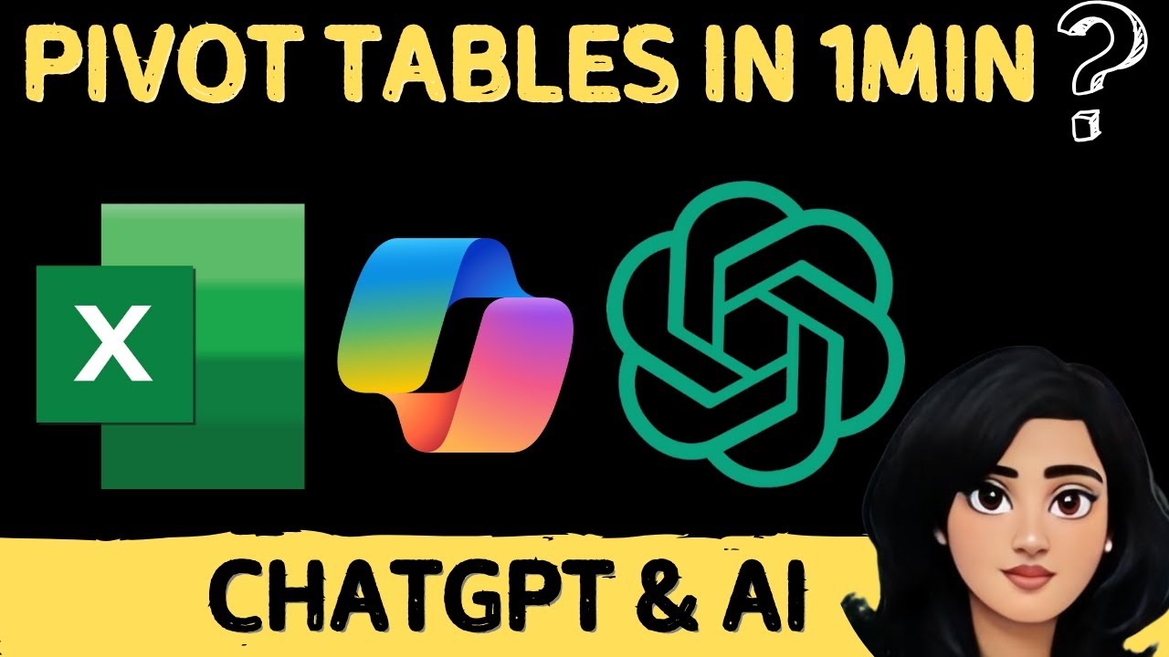 Simple steps to create PIVOT TABLES in Excel Using Chatgpt & AI ...