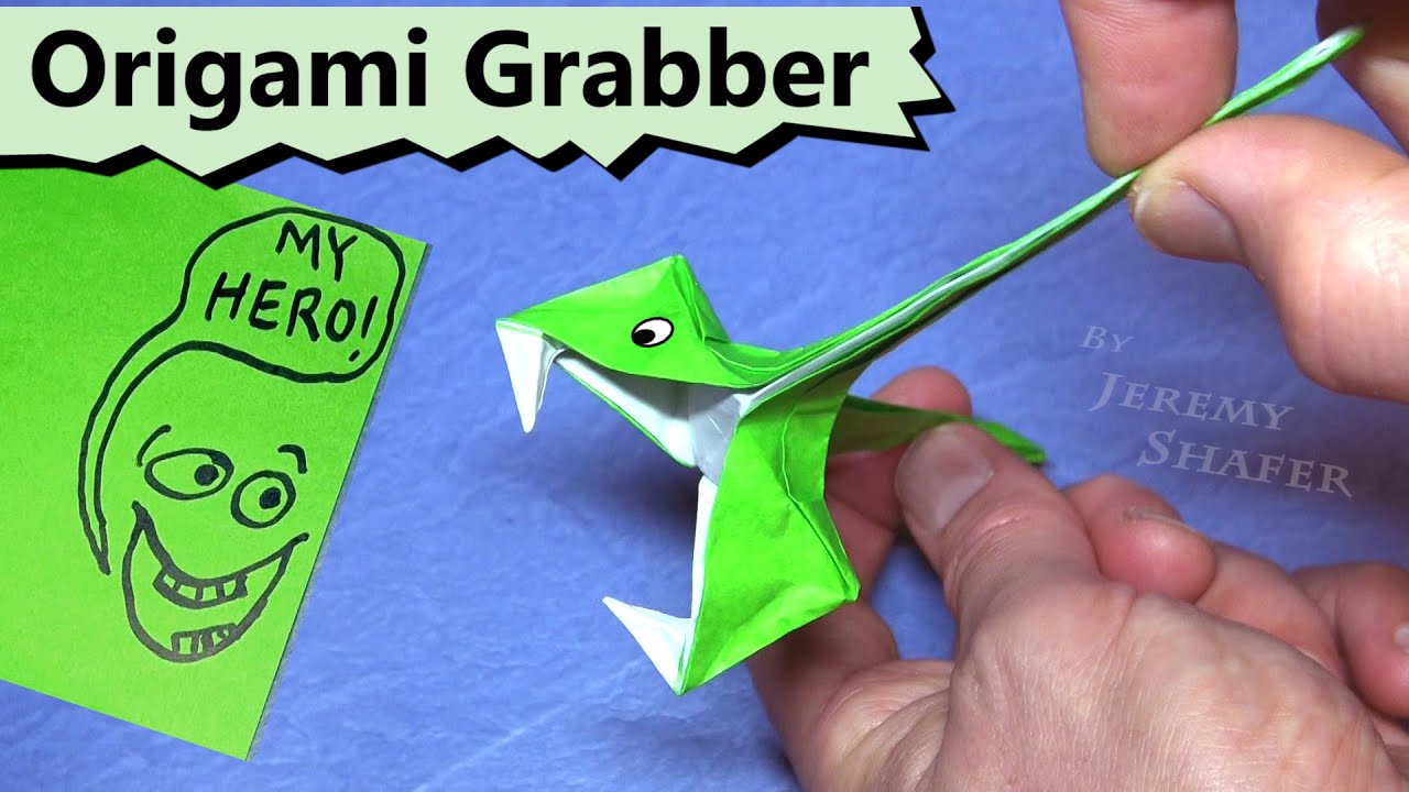 Origami Grabber  REALLY Grabs 