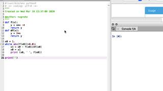 Newton Method in Python. (Finding Root of a Function). [#StayHome #WithMe]