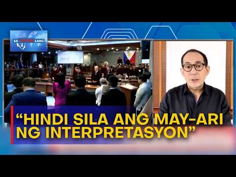 Rodriguez: Amici curiae hindi may-ari ng tamang interpretation ng Constitution