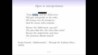 Intro to Formal Logic - Lecture 06/15 - James Brotherston