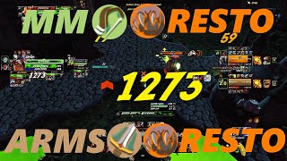 Hunter/Druid vs Warrior/Druid - 2v2 Arena. Hunter PvP Classic TBC [2.4.3]