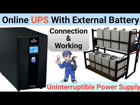 Online UPS With External Battery In HIndi | Online UPS Explained | UPS Working In Hindi |