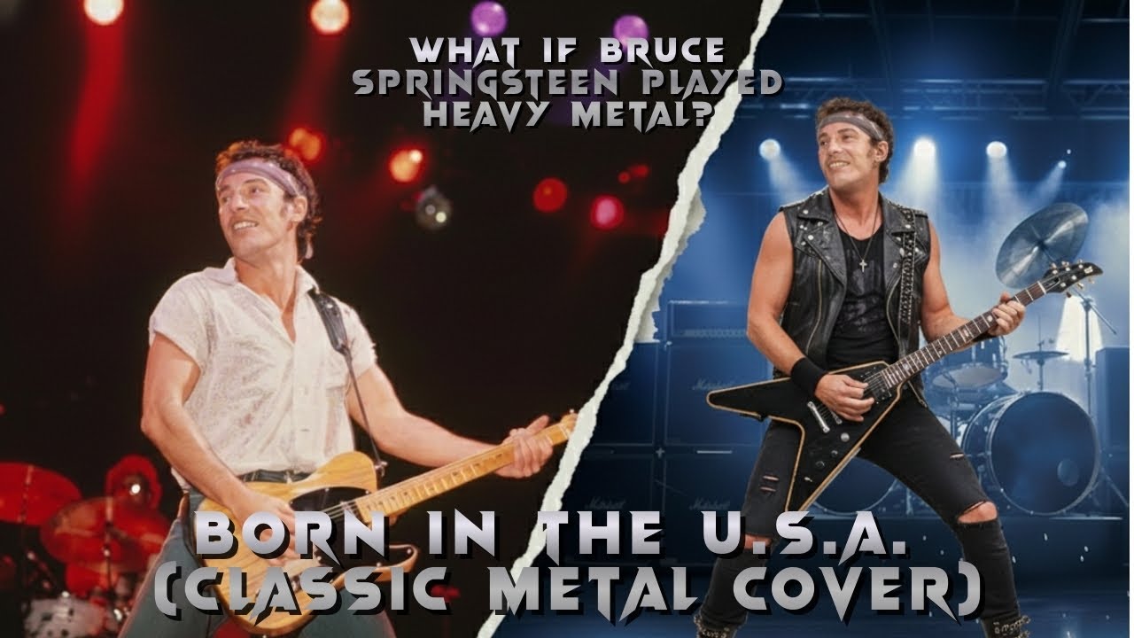 What if BRUCE SPRINGSTEEN played HEAVY METAL? - Born in the U.S.A. (Classic Metal Cover)
