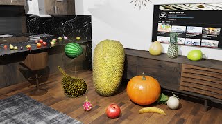 Fruits Size Comparison 3D