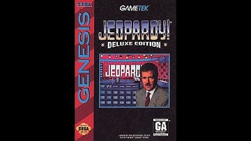 Sega Genesis Jeopardy! Deluxe Edition 2nd Run Game #1