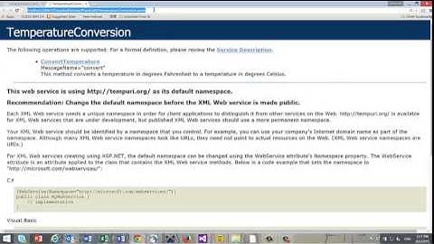 How to Add web reference