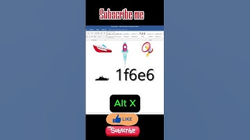 🛥🚀📢 symbol Ms word shortcut key