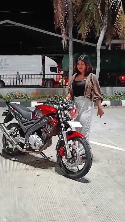 Ladies cantik motor Vixion old konsep ninja SS