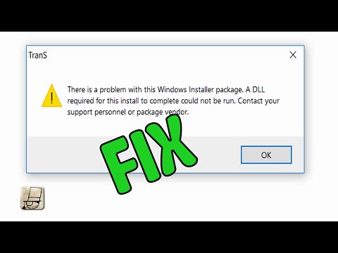 [FIX] Sửa lỗi khi cài đặt phần mềm Trans || There is a problem with Windows Installer package…