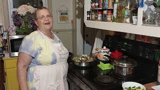 Appalachian cooking with Brenda' cheese steak special sub