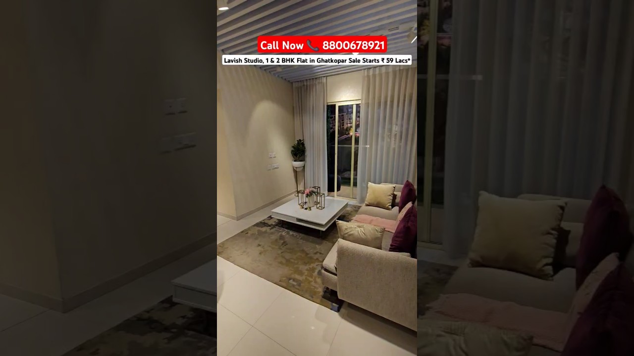 L&T Crossroads 77 Ghatkopar | Studio, 1 & 2 BHK Sample Flat | Nearing Possession, Call us for Offers