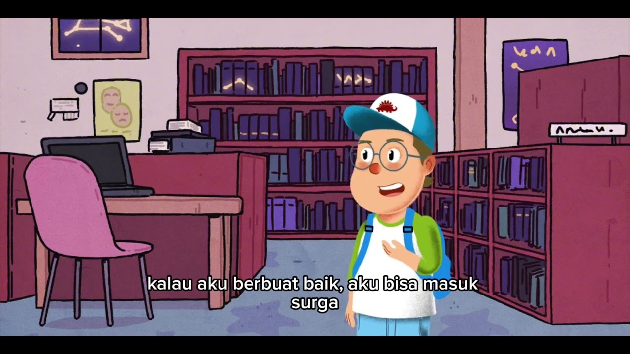Video Animasi IMANI-Malaikat Ridwan (Menjaga Pintu Surga)