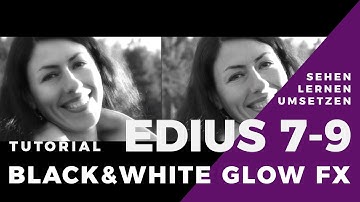 EDIUS - Black & White Glow FX