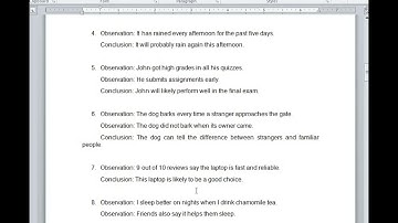 INDUCTIVE AND DEDUCTIVE REASONING VIDEO