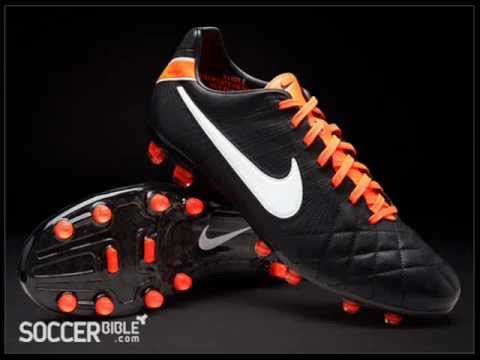 NEW 2011 Nike Tiempo Legend IV Elite Football Boots - Black/White/Orange  RELEASED. - YouTube