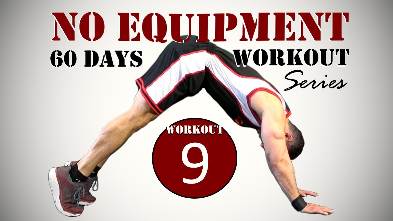 Day 9 No Equipment Workout, Full Body Workout At Home YouTube