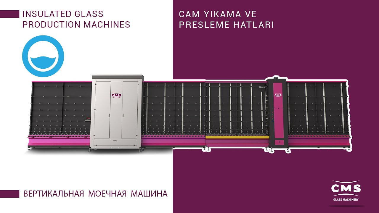 Glass Washing and Combining with Roller Press 