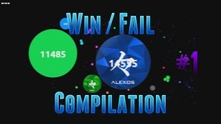 Agar.io - NS  Win / Fail Compilation #1