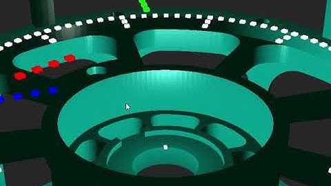 POV Display Simulation - Clock Face