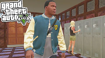 GTA 5: First Day of High School!!!👭👬😜 (GTA 5 Real Life Mod)