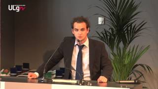 Discours de Nicolas Lemoine, représentant des étudiants