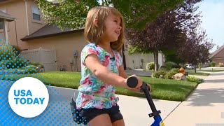 4yearold on a bike ride saves family from house fire