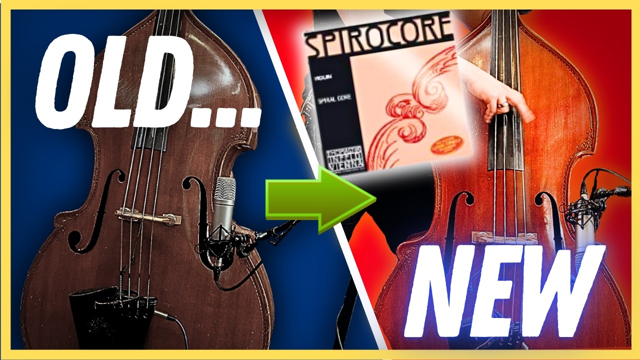 15-Year-Old Double Bass Strings vs Brand New Strings | Thomastik-Infeld Spirocore