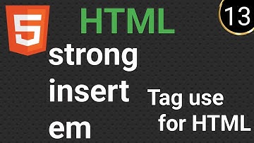 HTML tutorial for beginners 👨‍💻 || strong insert and em Tag || #htmltutorial #htmltags #videos