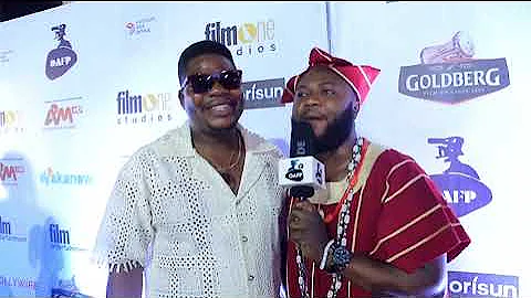 HEAR WHAT MR MACARONI SAID ABOUT ODUNLADE ADEKOLA AT THE PREMIERE OF ORISA