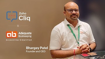 Customer Testimonials | How Cliq has helped Adequate Bookkeeping Services | Zoho Cliq​