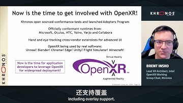Work with Khronos to Build the New OpenXR Standard