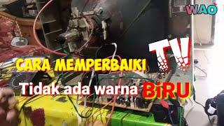 Cara Memperbaiki TV China Tidak ada warna biru