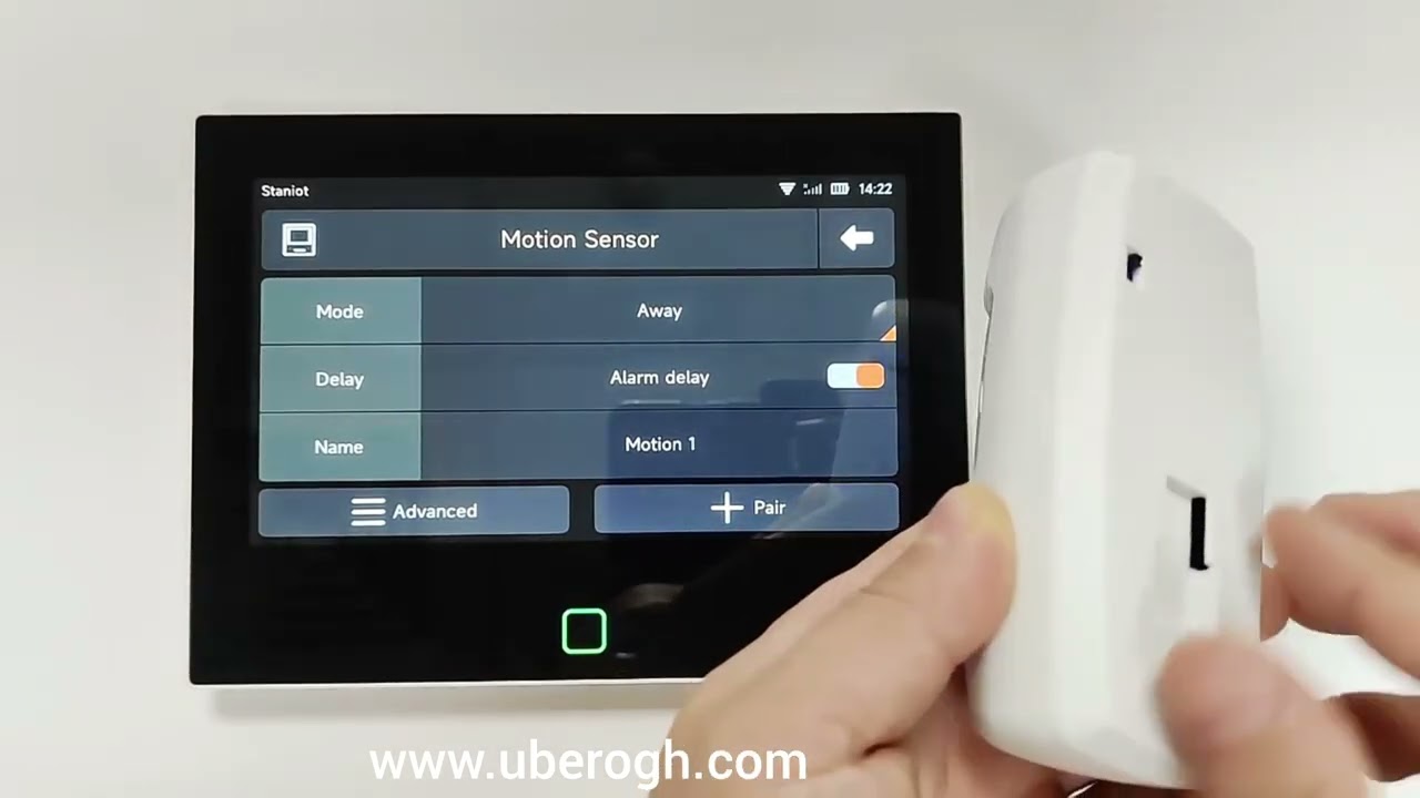 Ubero B700 Touchscreen Tuya WiFi 4G Wireless Home Alarm System Kit (10