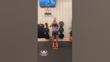 Kettlebell Goblet Hold Slant Board Pause Squats